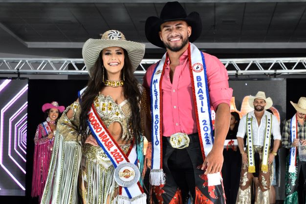 Fabíola Jeanne e Max Willian são eleitos Miss e Mister Rodeio Brasil 2022
